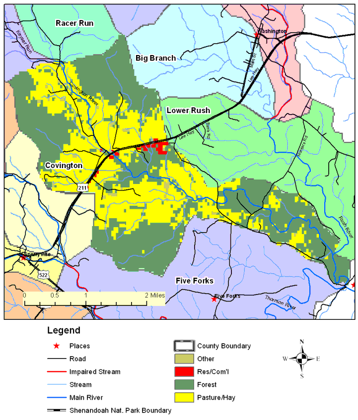 Covington River, Land Cover Map